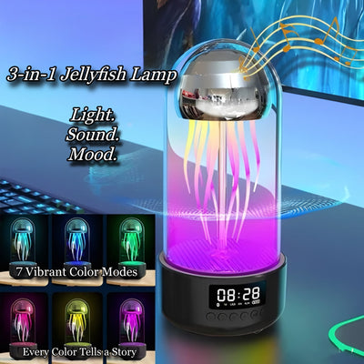 3-in-1 Colorful Jellyfish Lamp | by Nuvellor